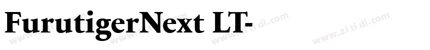 FurutigerNext LT字体转换